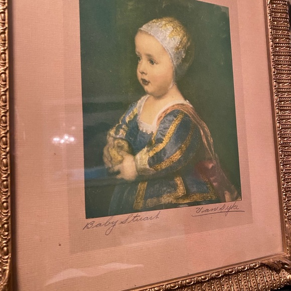 Antique Picture,Baby Stuart - Picture 5 of 14